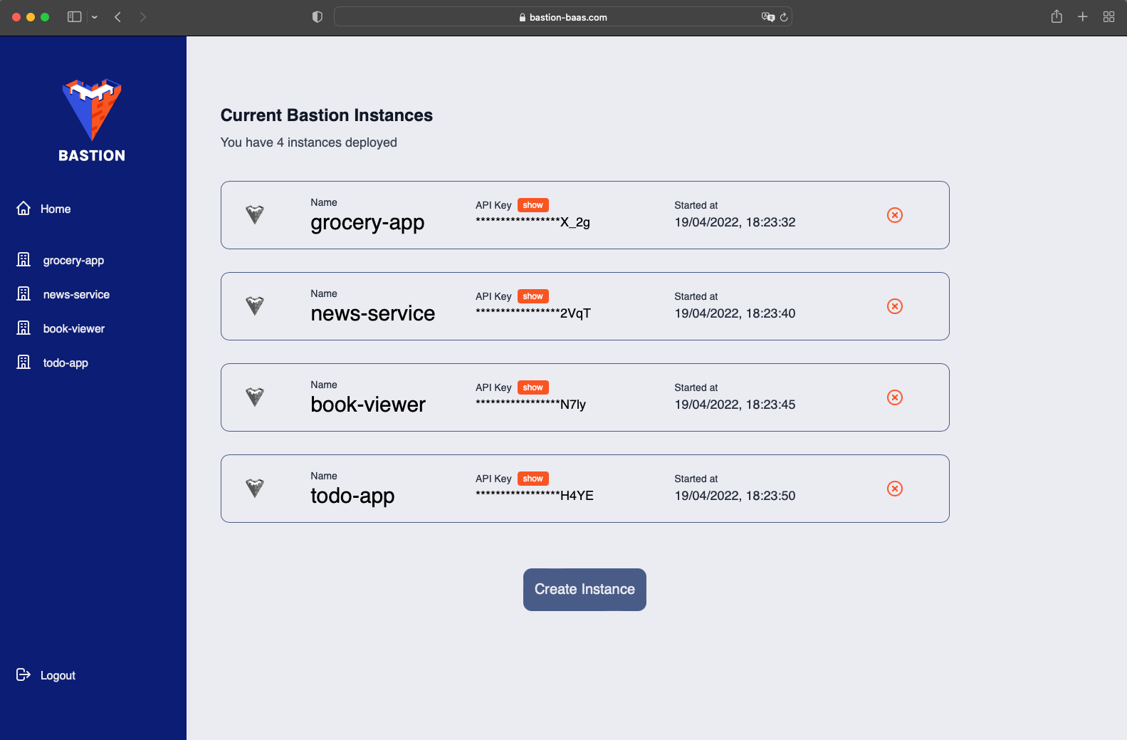 Admin Dashboard